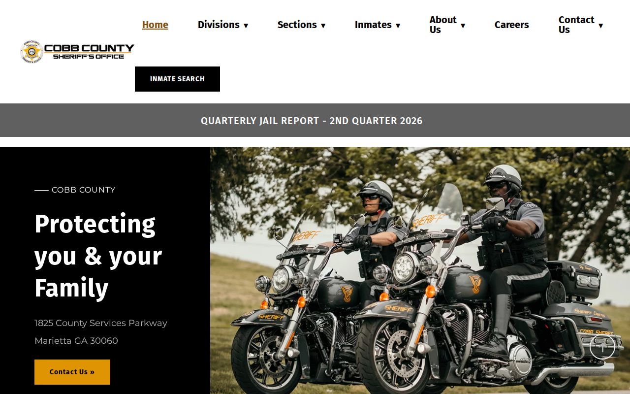 Cobb County arrest lookup Sheriff official gateway